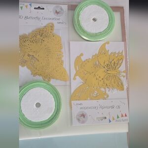 Free W/ Purchase Advise Seller DIY Make A Bouquet Wrap Flowers  Butterflies DIY